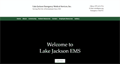 Desktop Screenshot of lakejacksonems.com